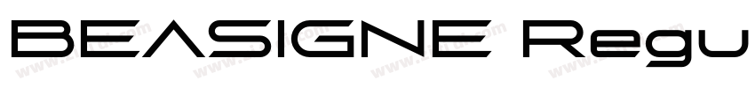 BEASIGNE Regular字体转换